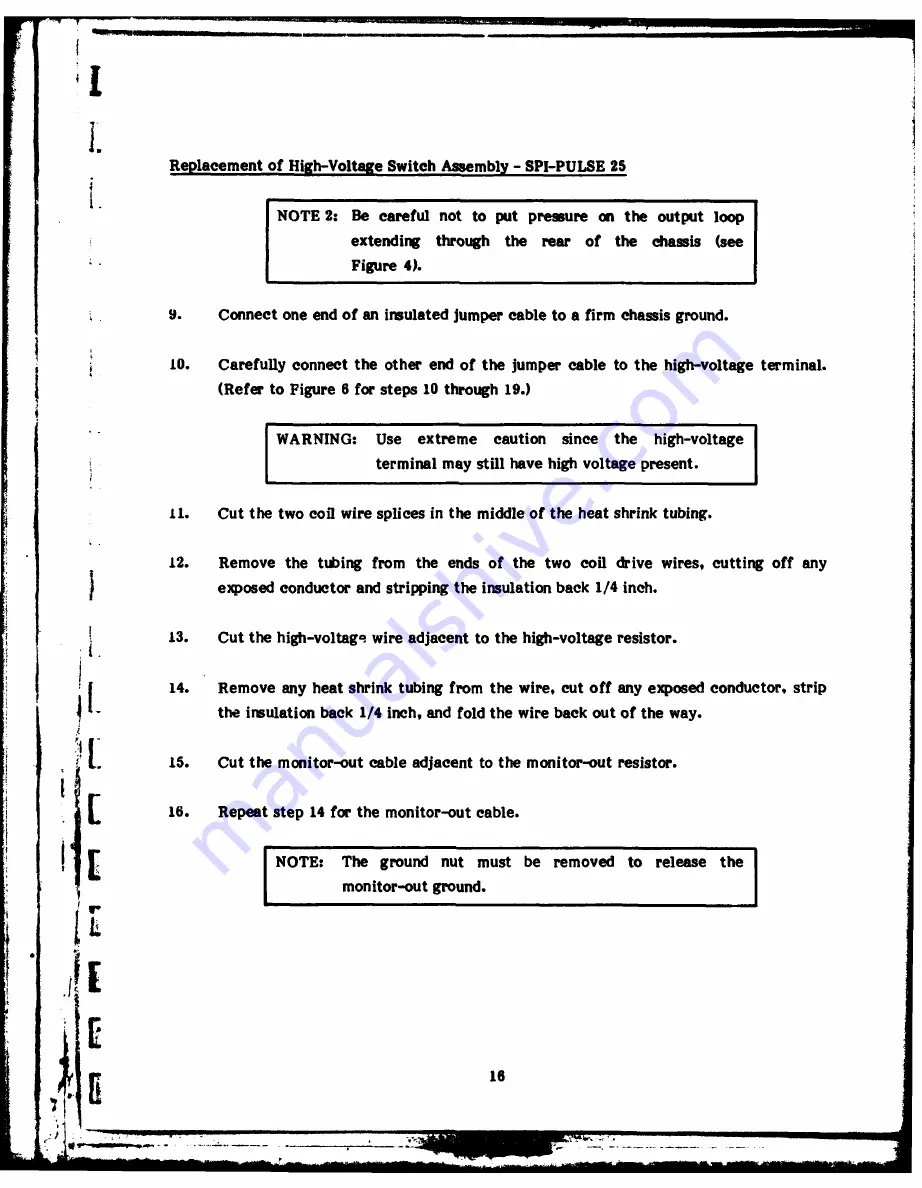 Spire SPI-PULSE 25 Operating Manual Download Page 20