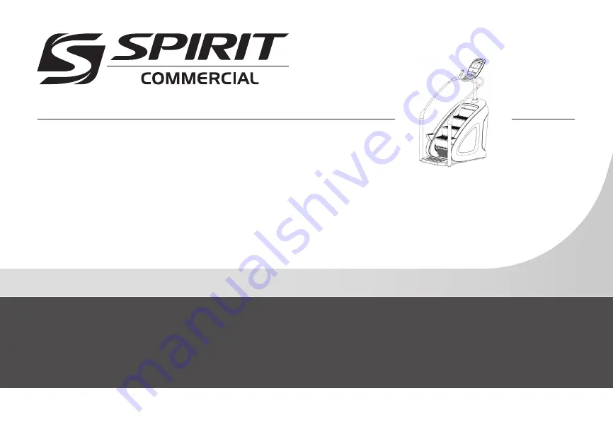 Spirit Commercial CSC900 Owner'S Manual Download Page 1