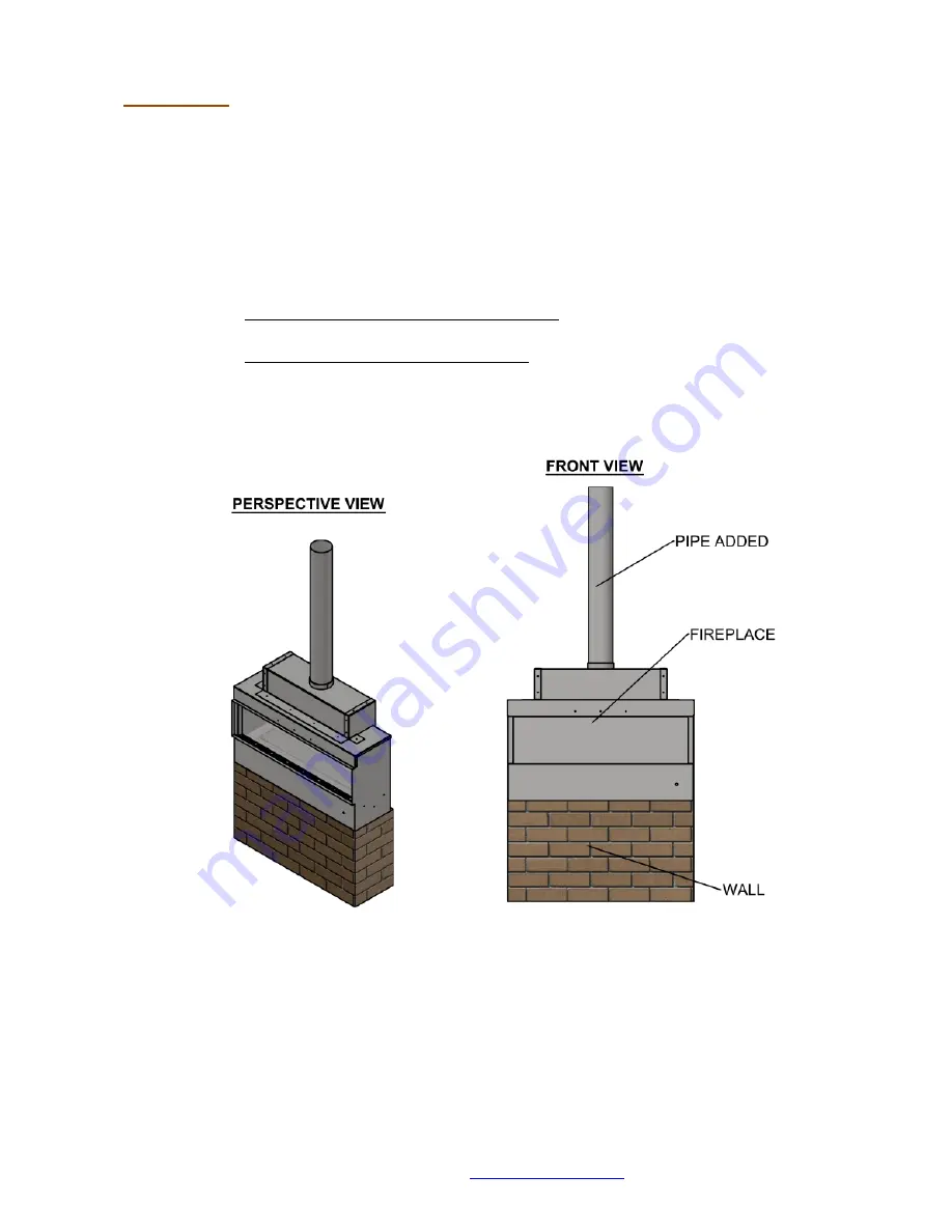 Spirit Fires FR920HE Technical Installation Manual Download Page 25