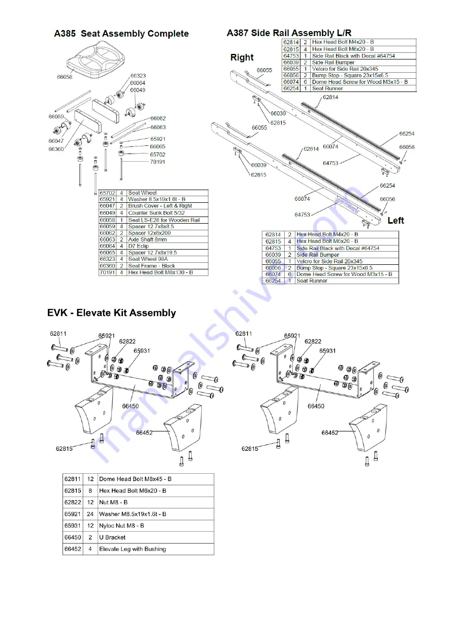 Spirit Fluid Rower 900 Series Owner'S Manual Download Page 44