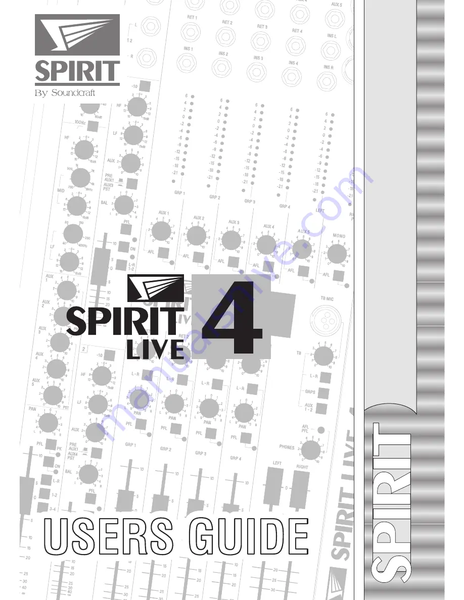 Spirit LIVE 4 User Manual Download Page 1