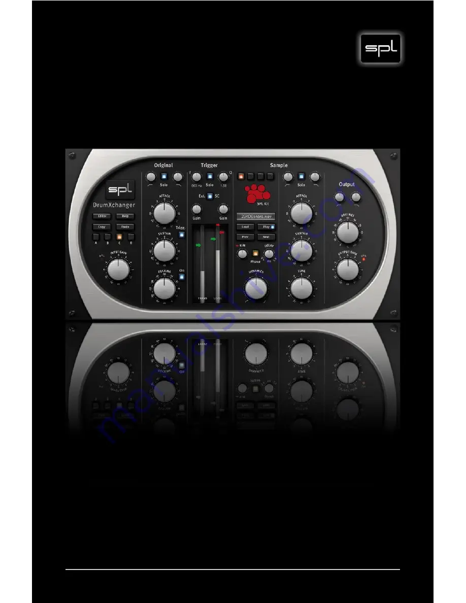 SPL DrumXchanger Скачать руководство пользователя страница 1