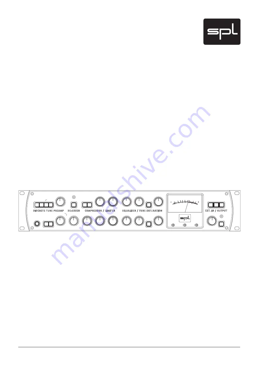 SPL Frontliner 2800 Скачать руководство пользователя страница 1