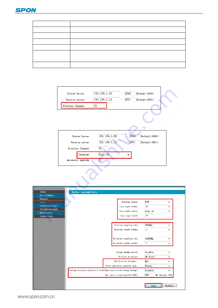 Spon NAS-8507B Скачать руководство пользователя страница 9