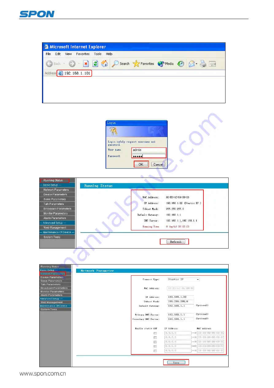 Spon NAS-8521A User Manual Download Page 10