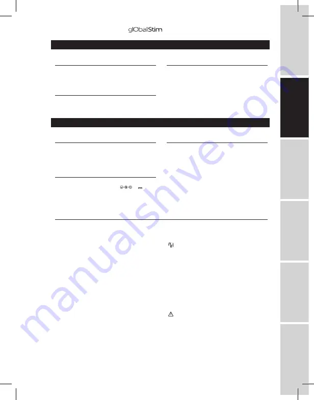 SPORT ELEC GLOBAL STIM User Manual Download Page 17