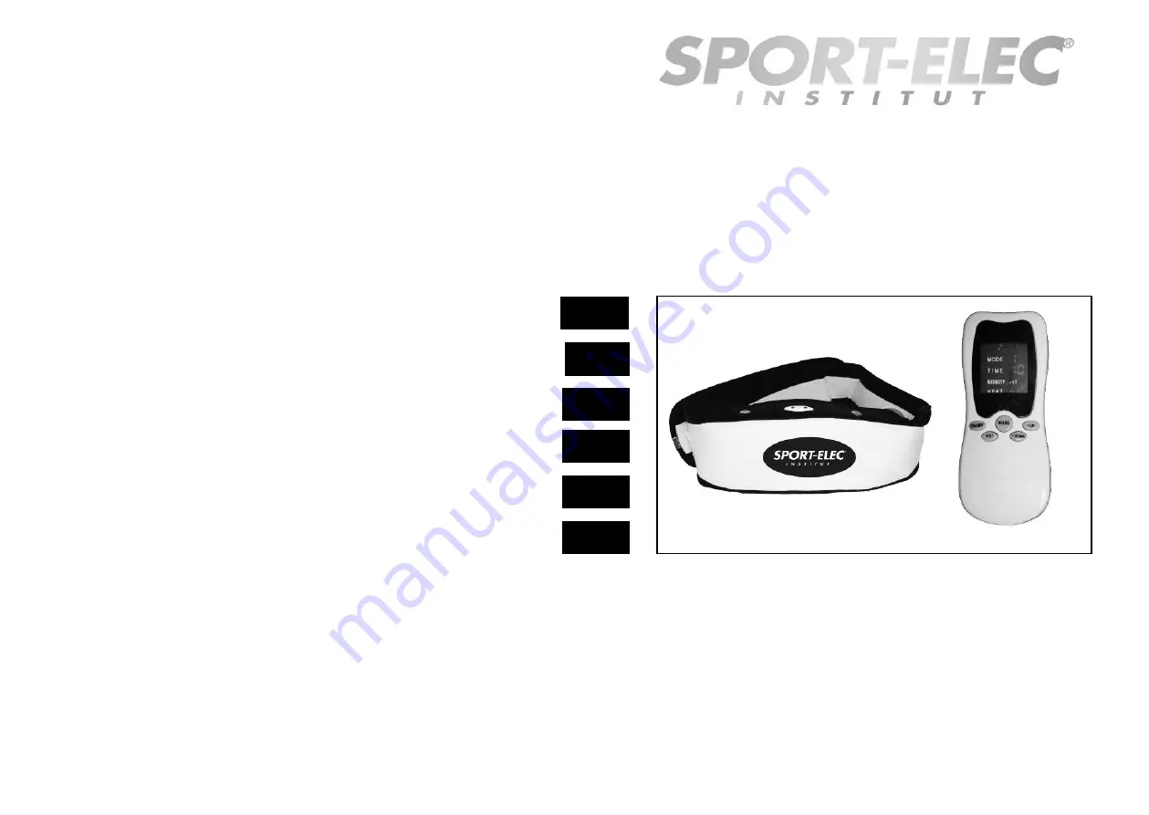 SPORT ELEC HQM624 Скачать руководство пользователя страница 2