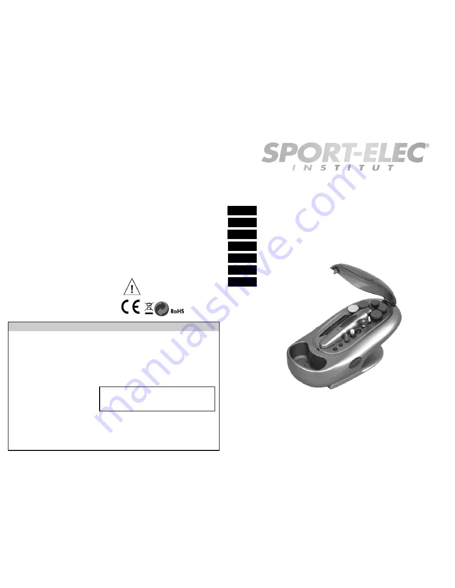 SPORT ELEC NCW-78 Скачать руководство пользователя страница 1