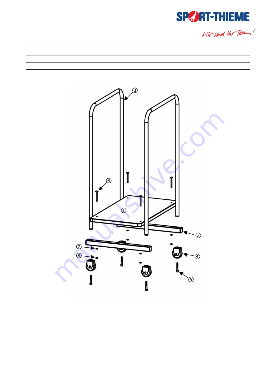 Sport-thieme 323 2503 Assembly Instructions Manual Download Page 2