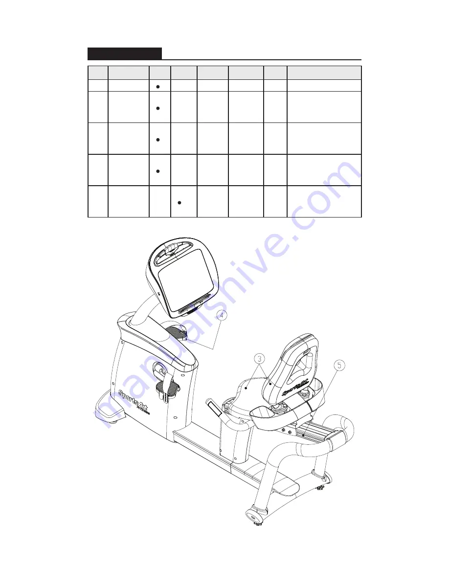 sportArt G575R Owner'S Manual Download Page 43