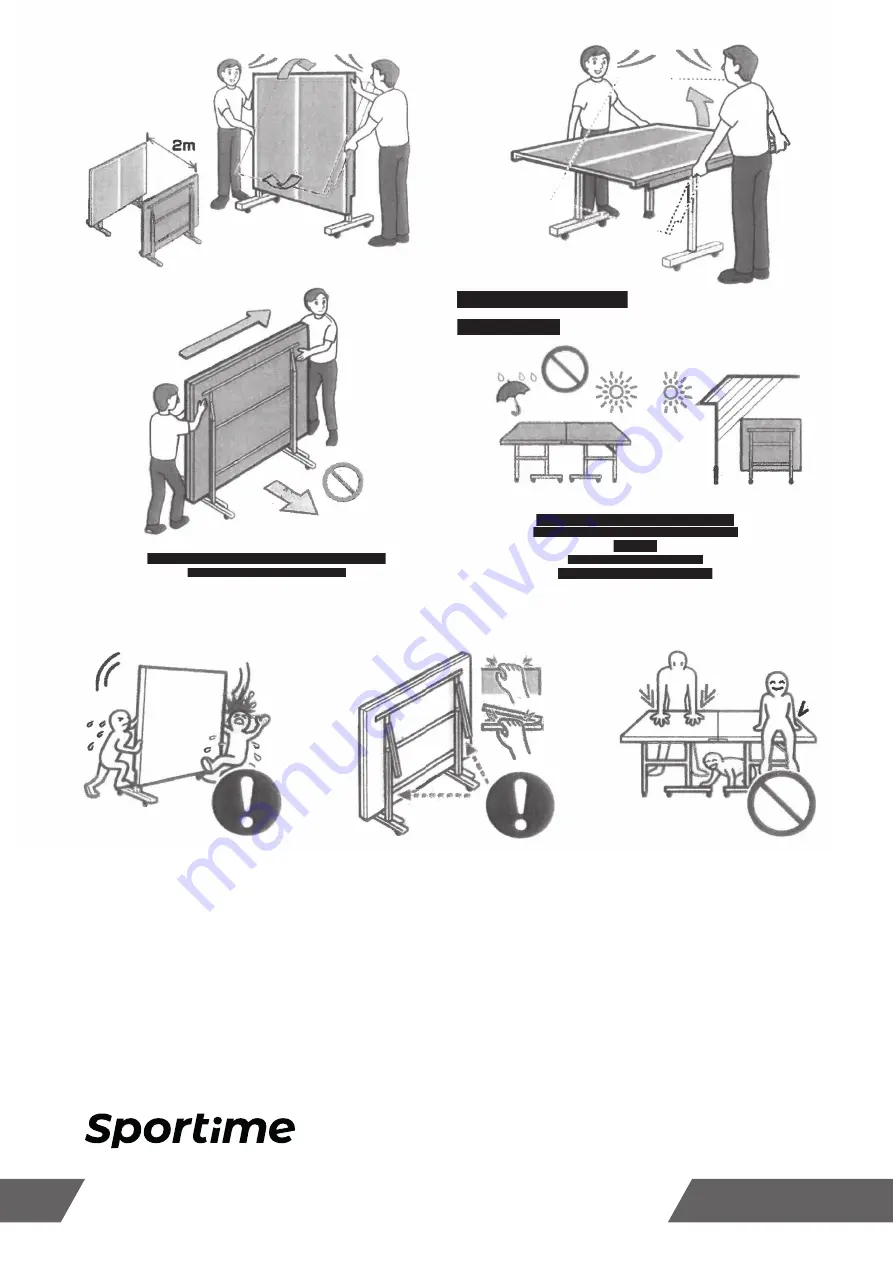 Sportime Duell Indoor Assembly Manual Download Page 6