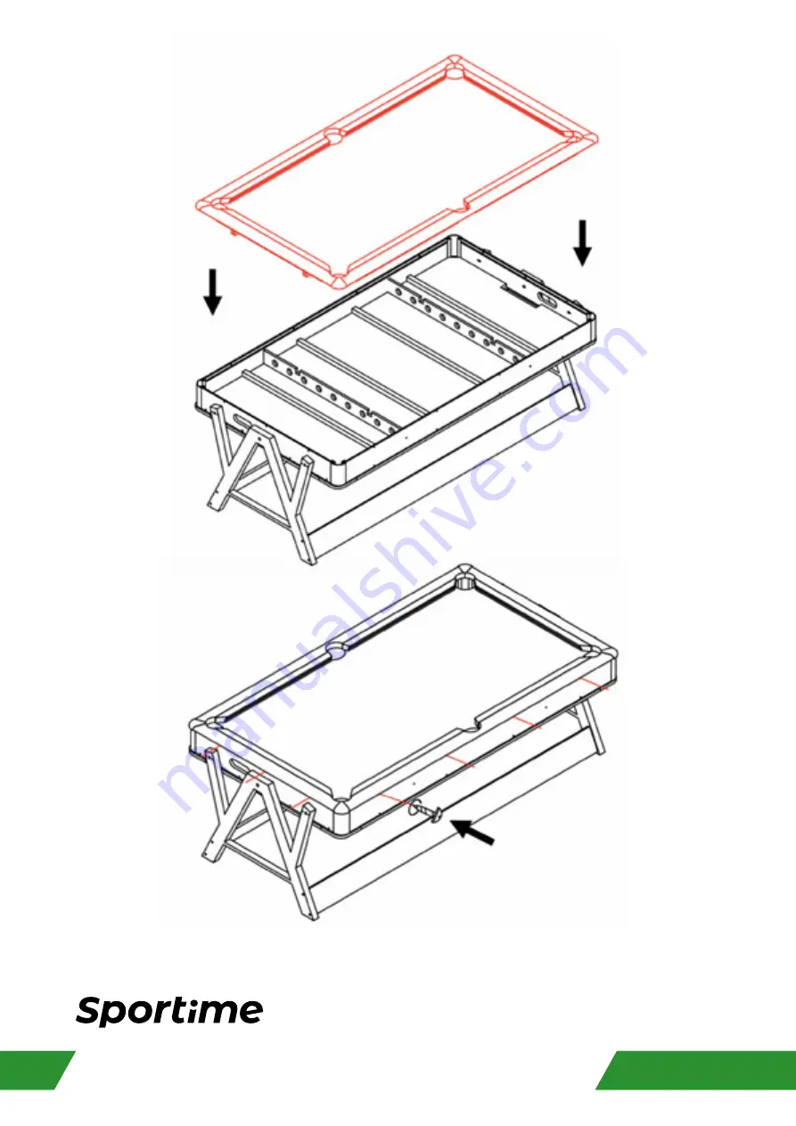 Sportime Las Vegas 3507810 Assembly Manual Download Page 11