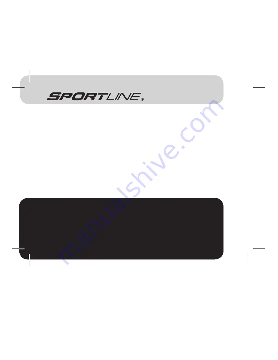 Sportline Solo 960 User Manual Download Page 1