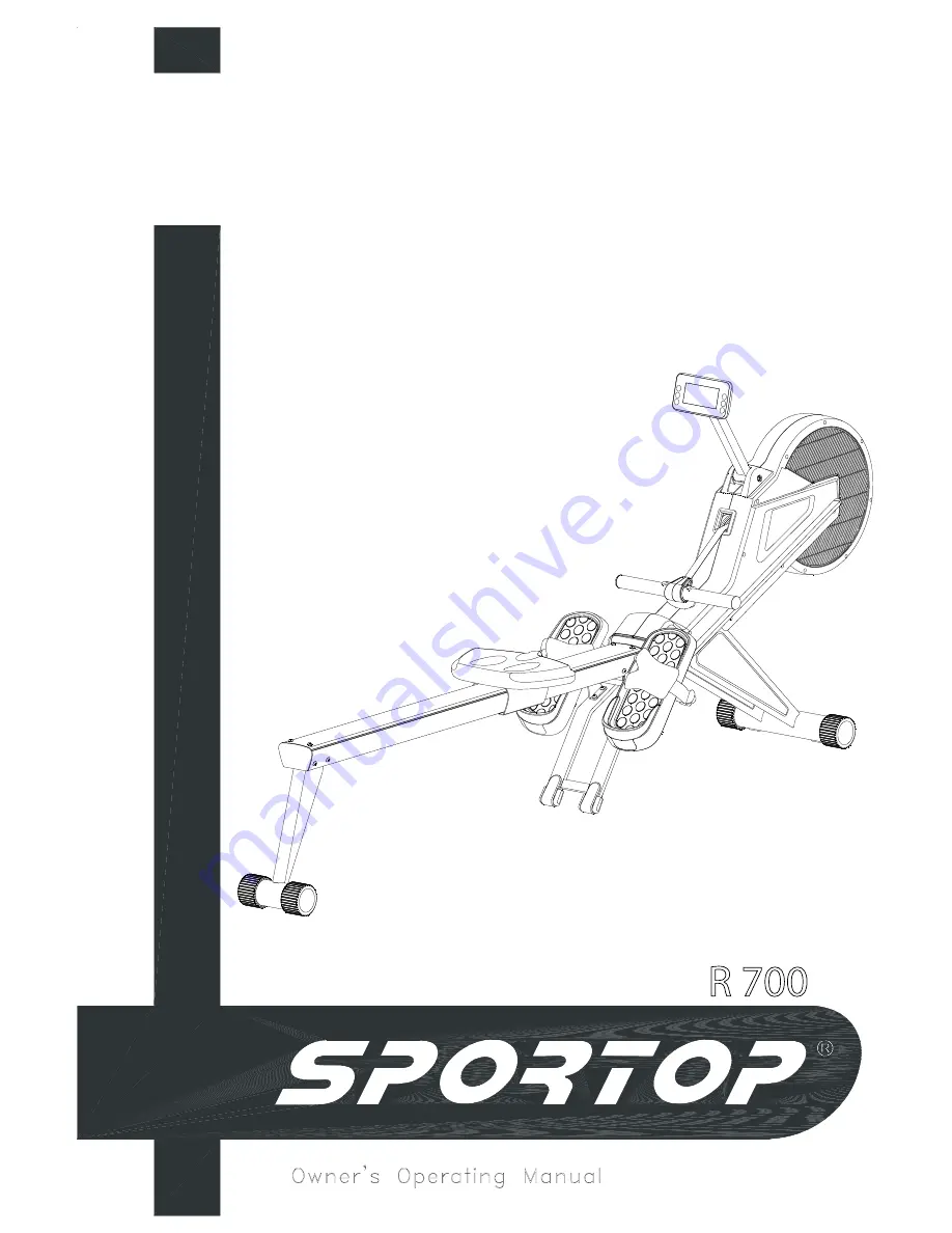 Sportop R 700 Owner'S Operating Manual Download Page 1