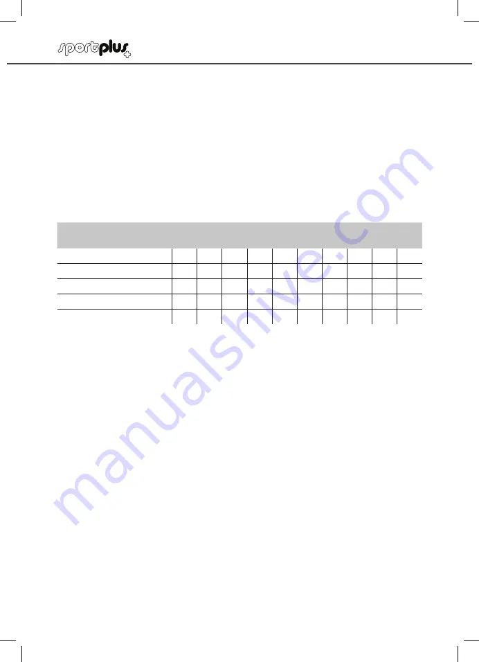 Sportplus SP-HT-9510-iE User Manual Download Page 19