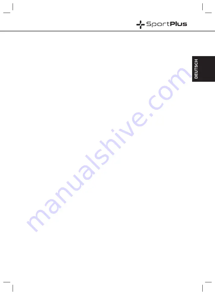 Sportplus SP-HT-9800-iE User Manual Download Page 25