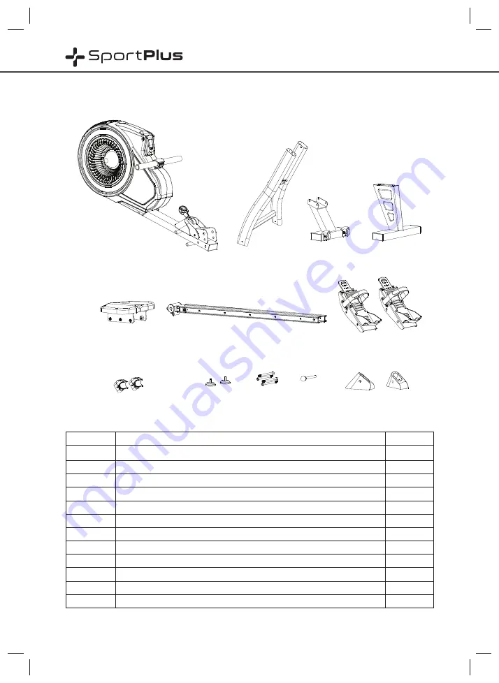 Sportplus SP-MR-010 User Manual Download Page 58