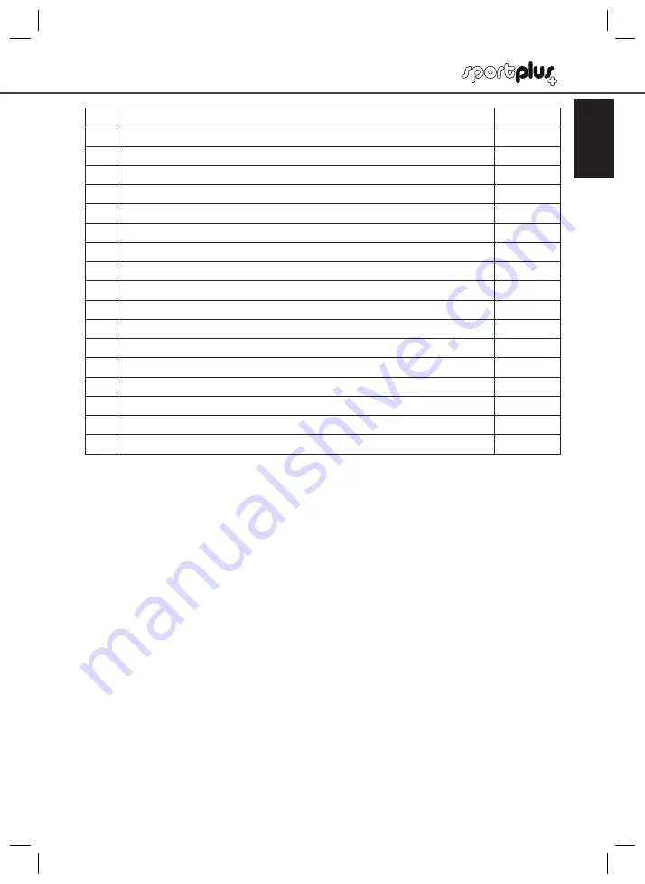 Sportplus SP-TM-4216 User Manual Download Page 9