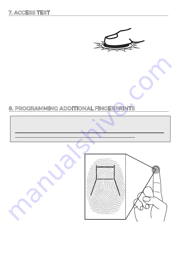 SPORTS AFIELD INSTINCT BIOMETRIC Series Instruction Manual Download Page 8