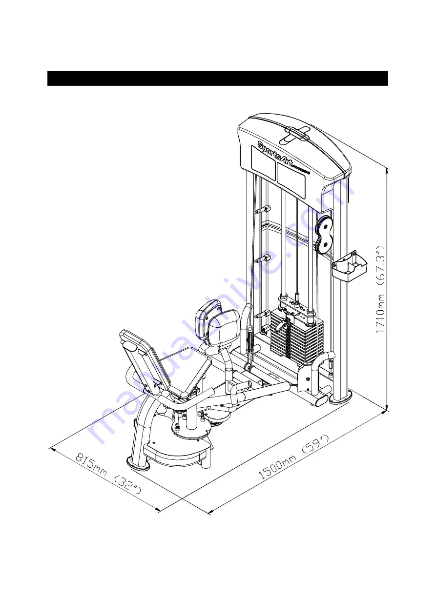 SportsArt Fitness DF-102 Manual Download Page 3