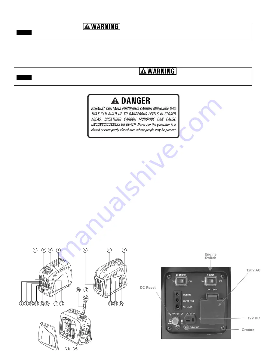 Sportsman GEN3500DF Instruction Manual Download Page 36