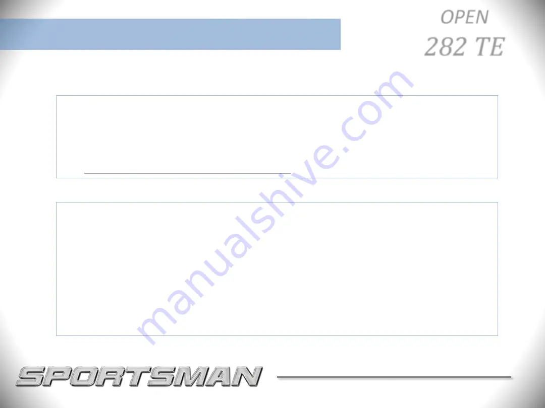 Sportsman OPEN 282 TE 2020 Скачать руководство пользователя страница 12