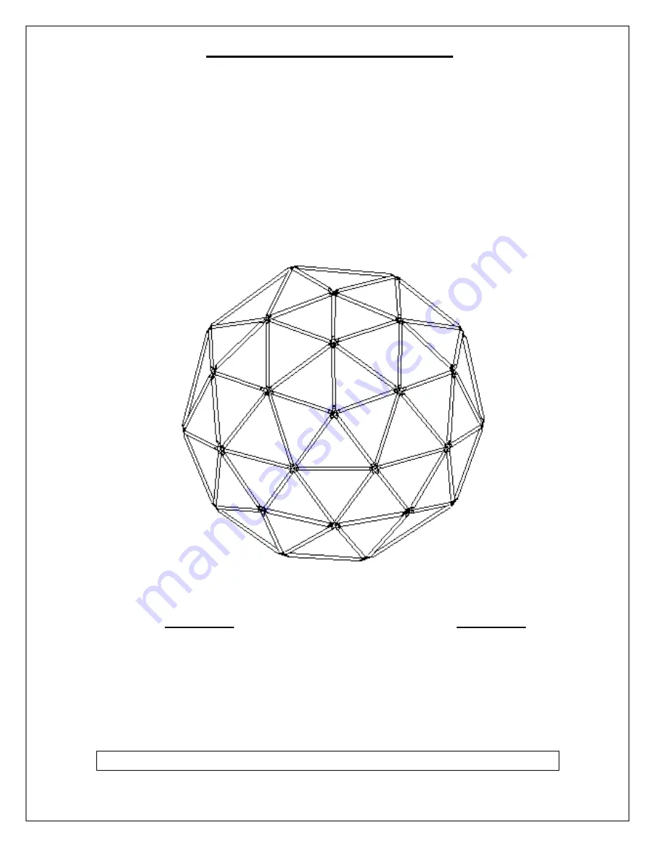 SportsPlay Equipment 301-134 JR. DOME (Perm.) Manual Download Page 1