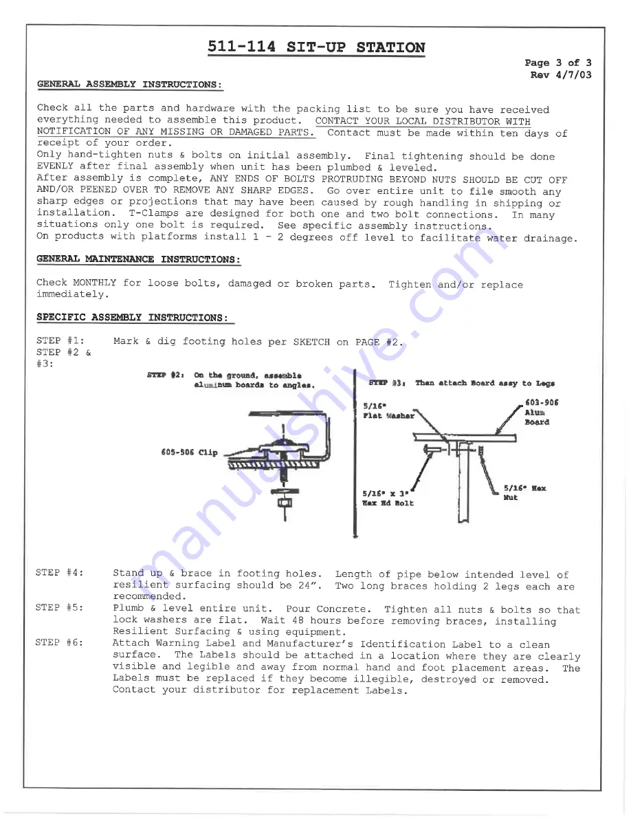 SportsPlay Equipment 511-108 Manual Download Page 31