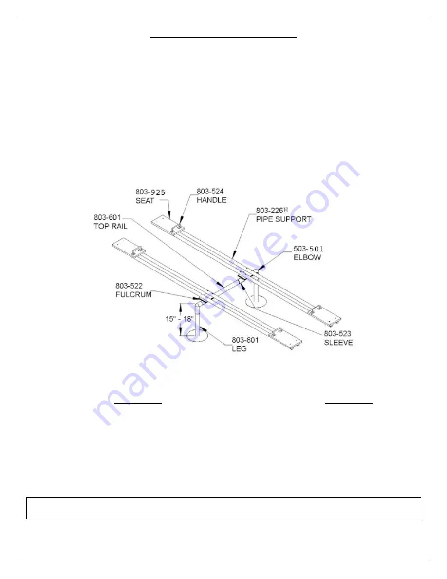 SportsPlay Equipment 801-212-H Manual Download Page 1