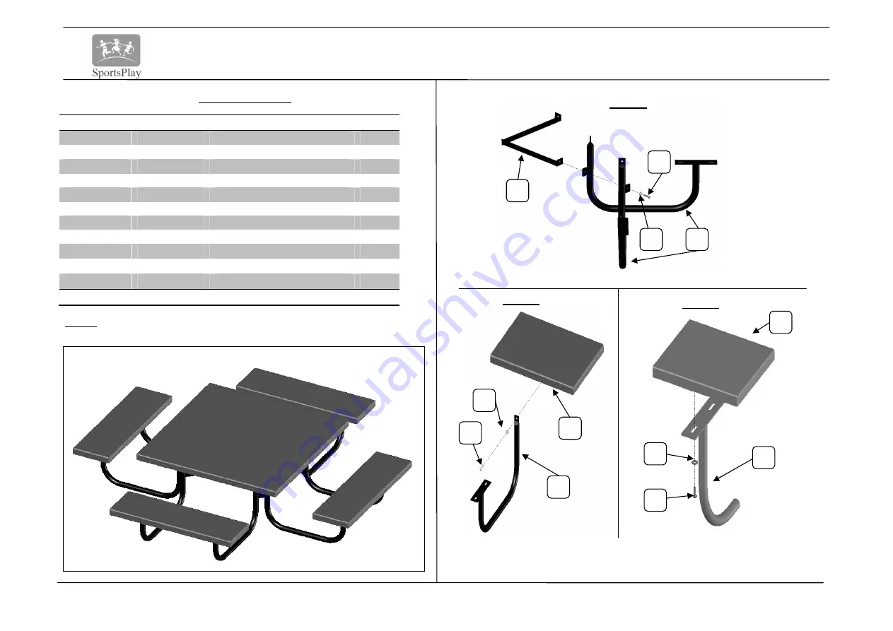 SportsPlay 602-646 Quick Start Manual Download Page 1