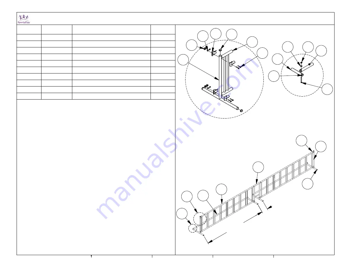 SportsPlay 802-178 Quick Start Manual Download Page 1