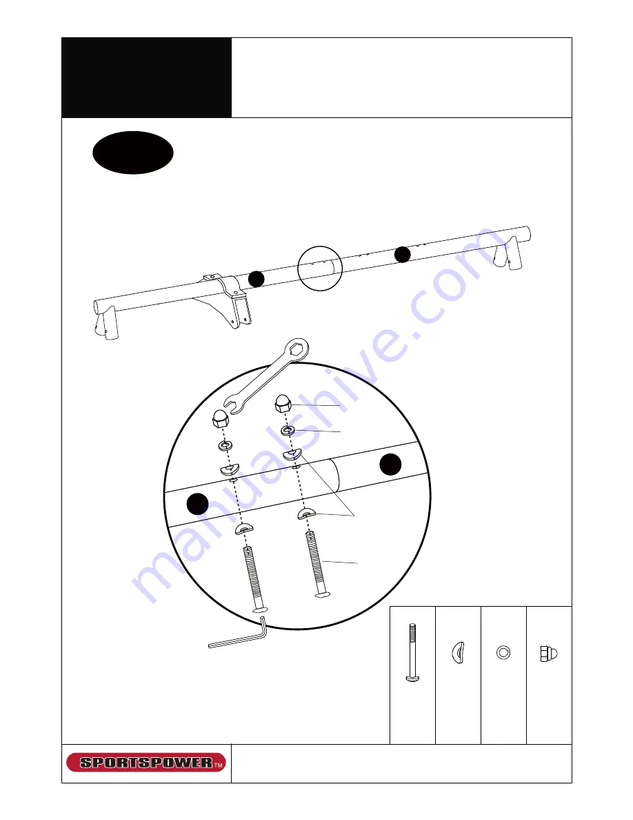 SPORTSPOWER 4XMNK Assembly Instruction Manual Download Page 11