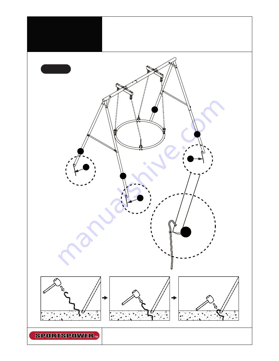 SPORTSPOWER 6VKYY Assembly Instruction Manual Download Page 15