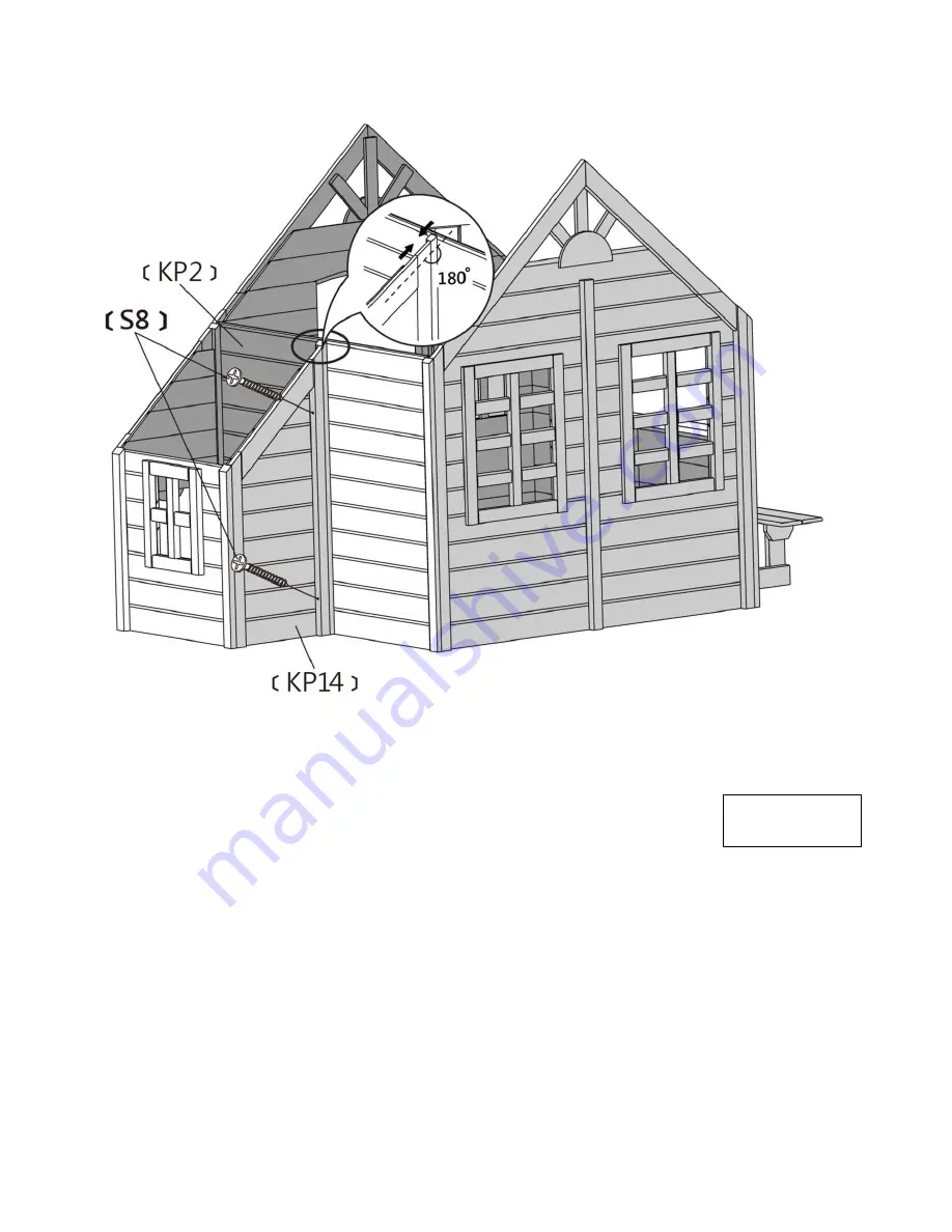 SPORTSPOWER Me and My Puppy Playhouse WP-379 Owner'S Manual & Assembly Instructions Download Page 36