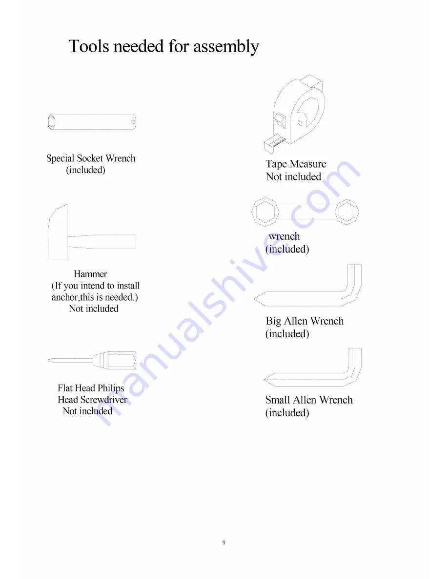 SPORTSPOWER MSC-2769-SLD Cameron Owner'S Manual Download Page 9