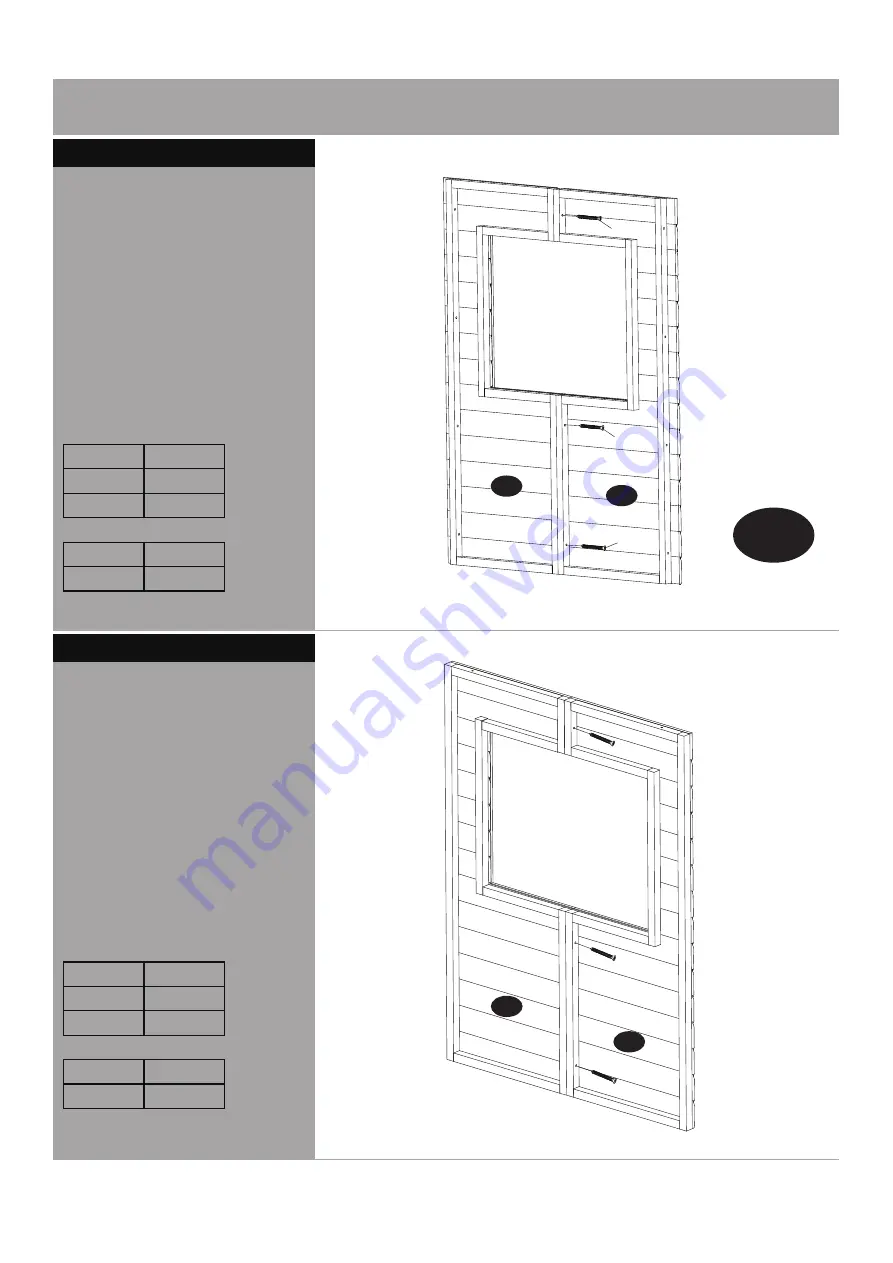 SPORTSPOWER PERSONALISED WOODEN PLAYHOUSE Assembly & User Instructions Download Page 8