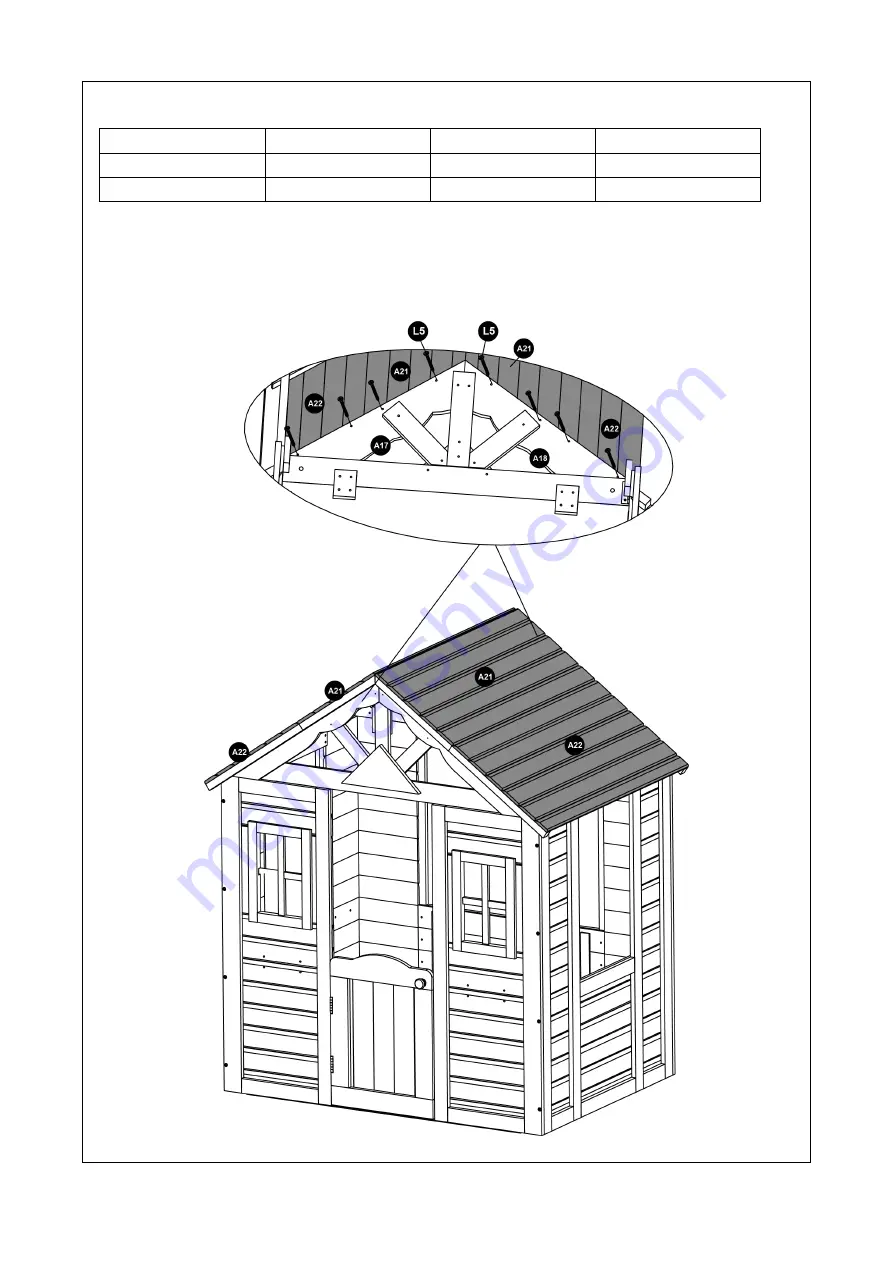 SPORTSPOWER Sunny Cottage Wooden Playhouse Скачать руководство пользователя страница 19