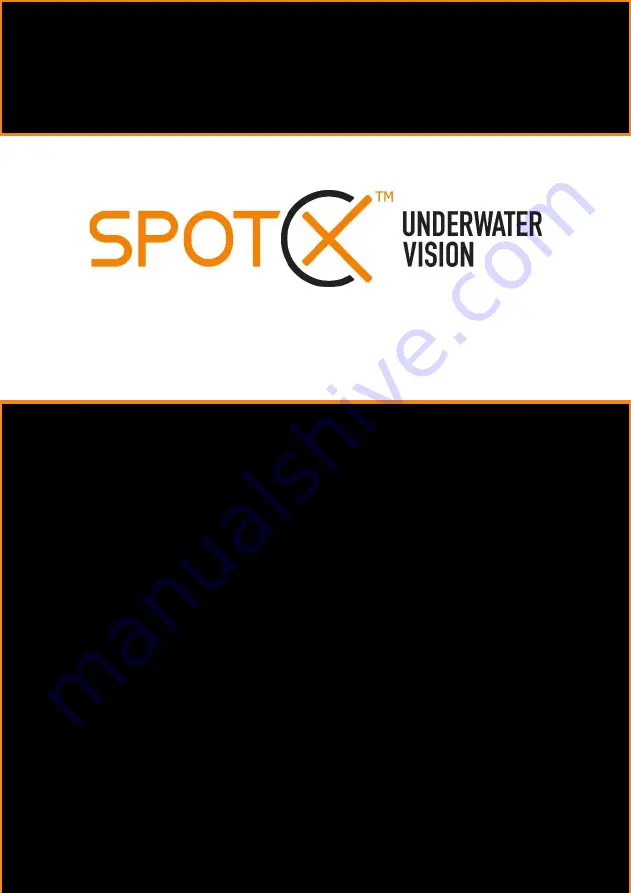 Spot X Underwater Vision Squid Cast User Manual Download Page 1