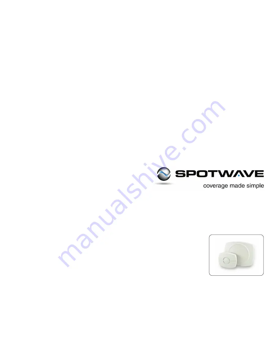 Spotwave spotcell 100 User Manual Download Page 1