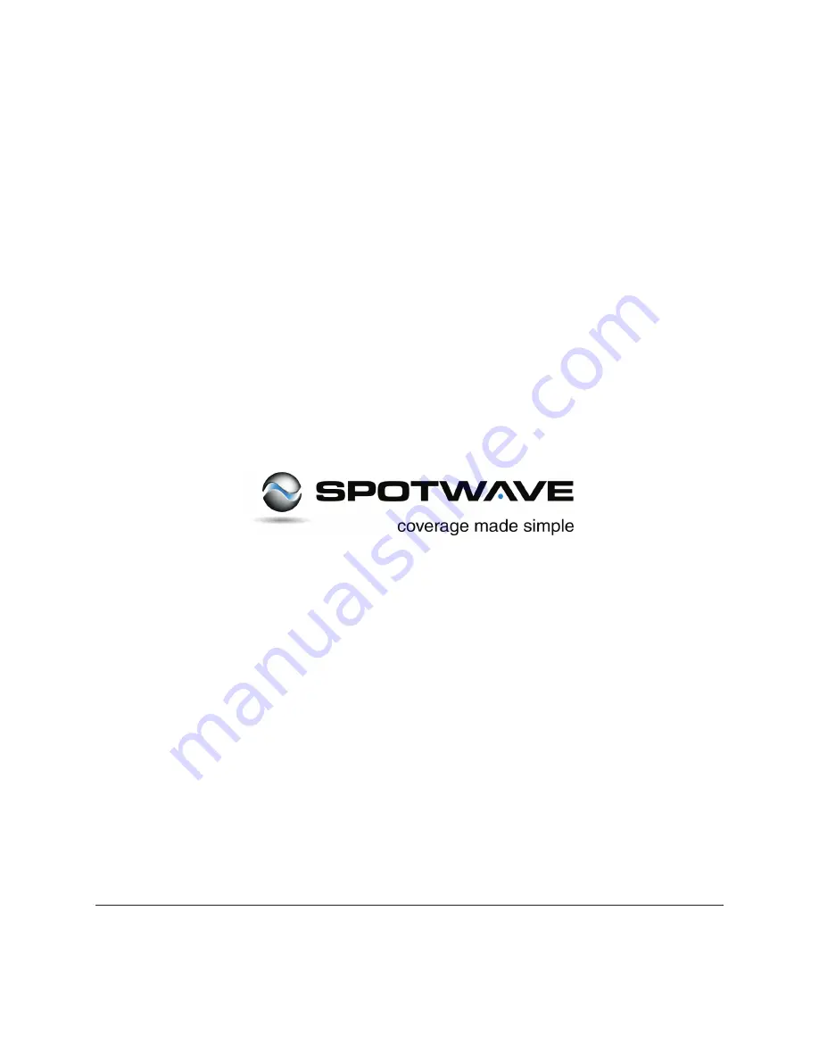 Spotwave spotcell 100 Скачать руководство пользователя страница 60