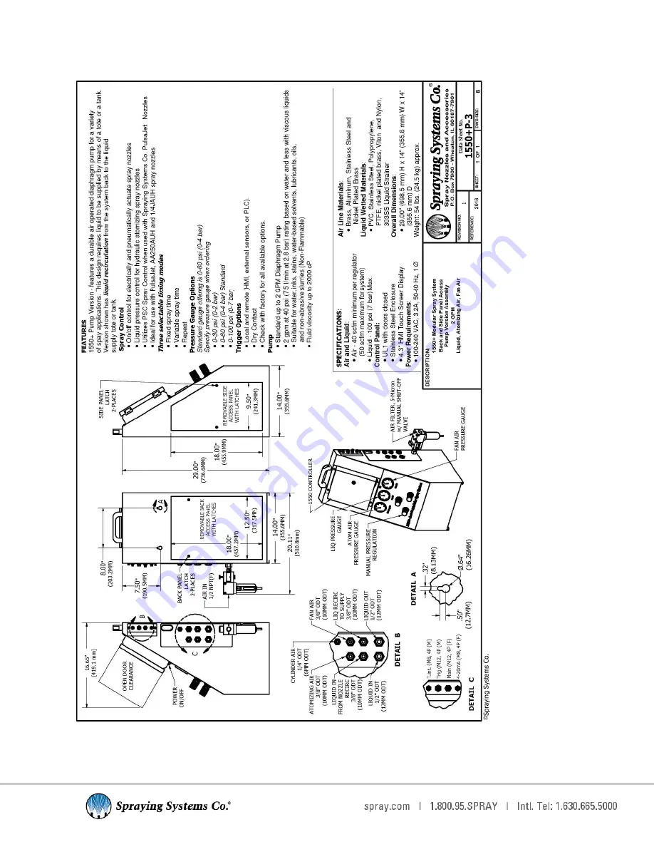 Spraying Systems Co 1550+ AutoJet Скачать руководство пользователя страница 76