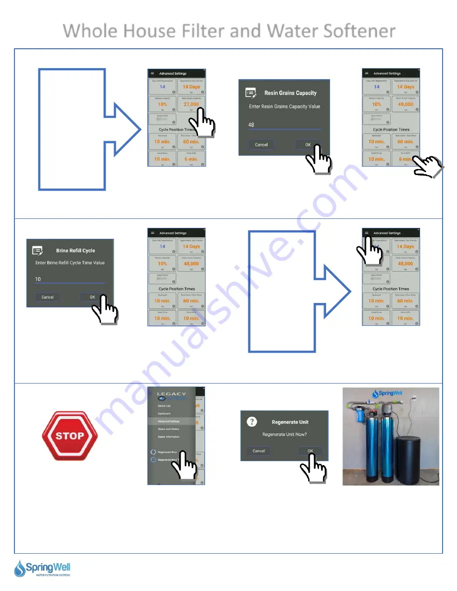 Spring Well CSS+ Installation Instructions Manual Download Page 22