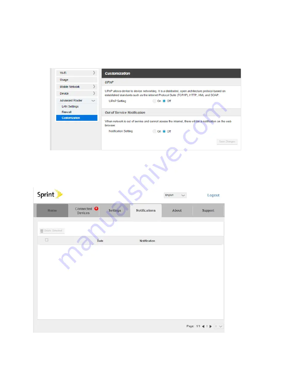 Sprint Ride-Fi User Manual Download Page 66