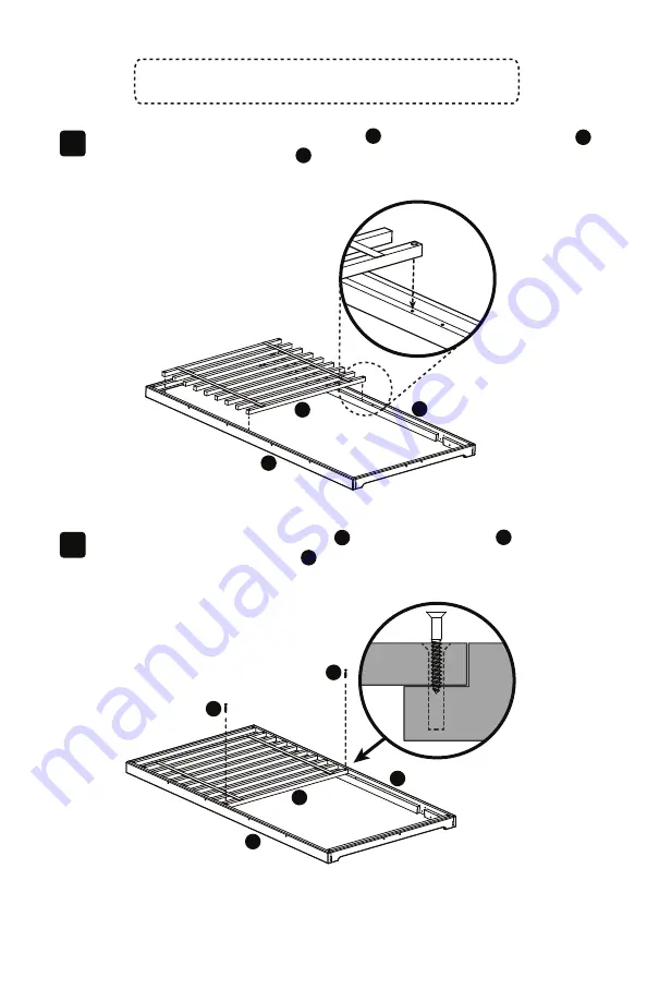 Sprout SOSTA BED PLATFORM & LEGS Assembly Manual Download Page 6