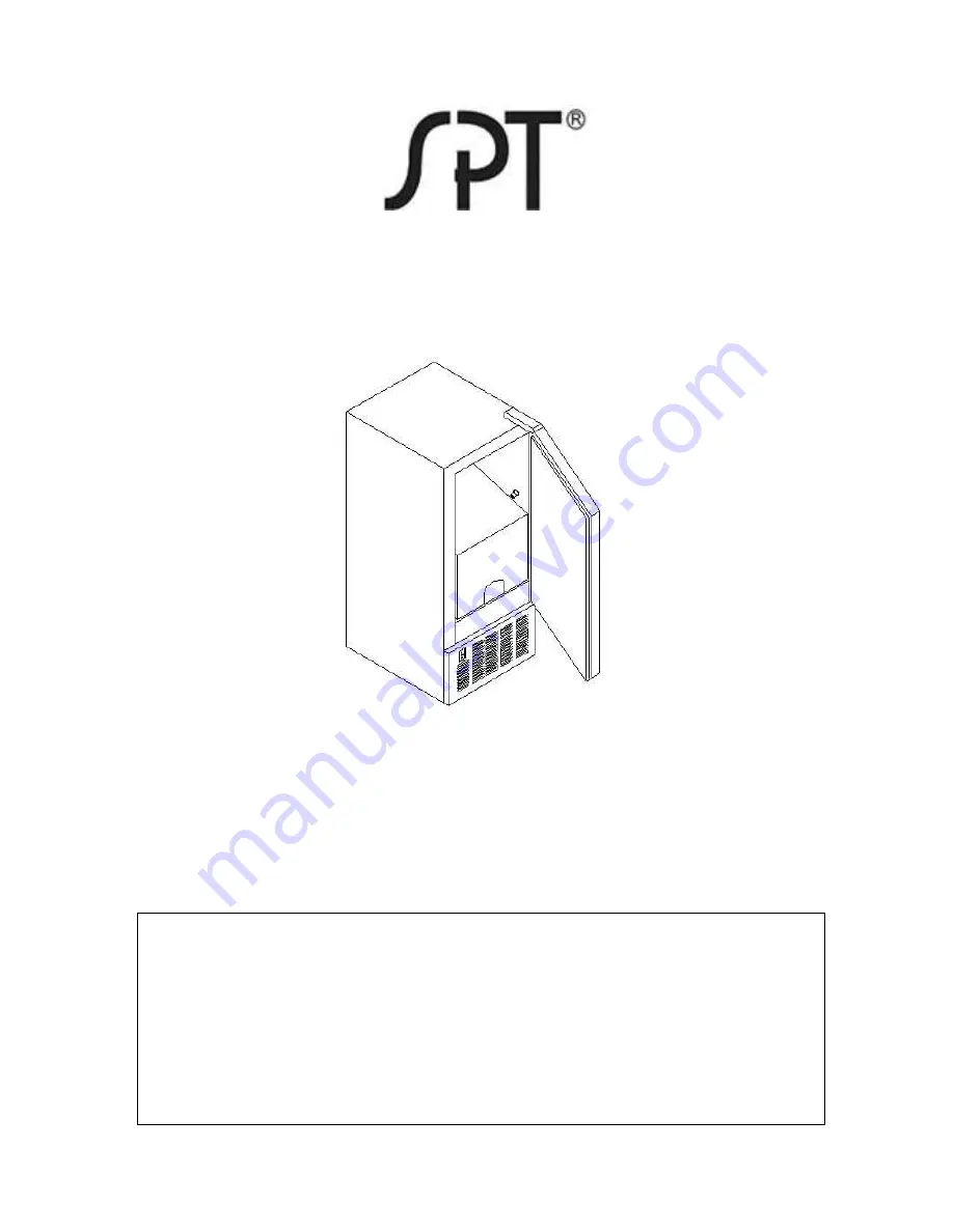 SPT IM-600US Instruction Manual Download Page 1