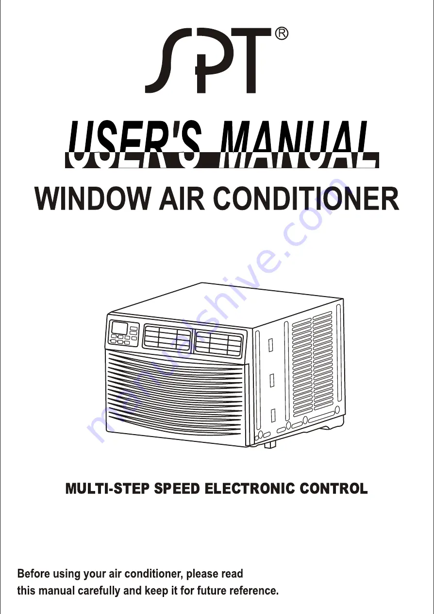 SPT WA-1223S User Manual Download Page 1