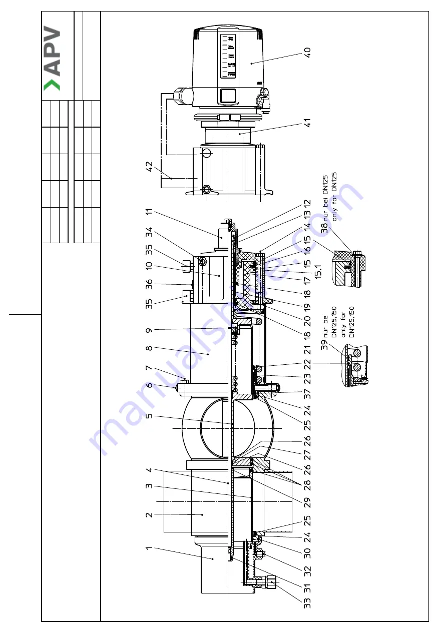 SPX FLOW APV DELTA DE3 Instruction Manual Download Page 31