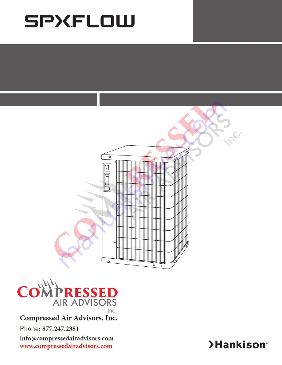 SPX FLOW Hankison HPR Series Instruction Manual Download Page 1