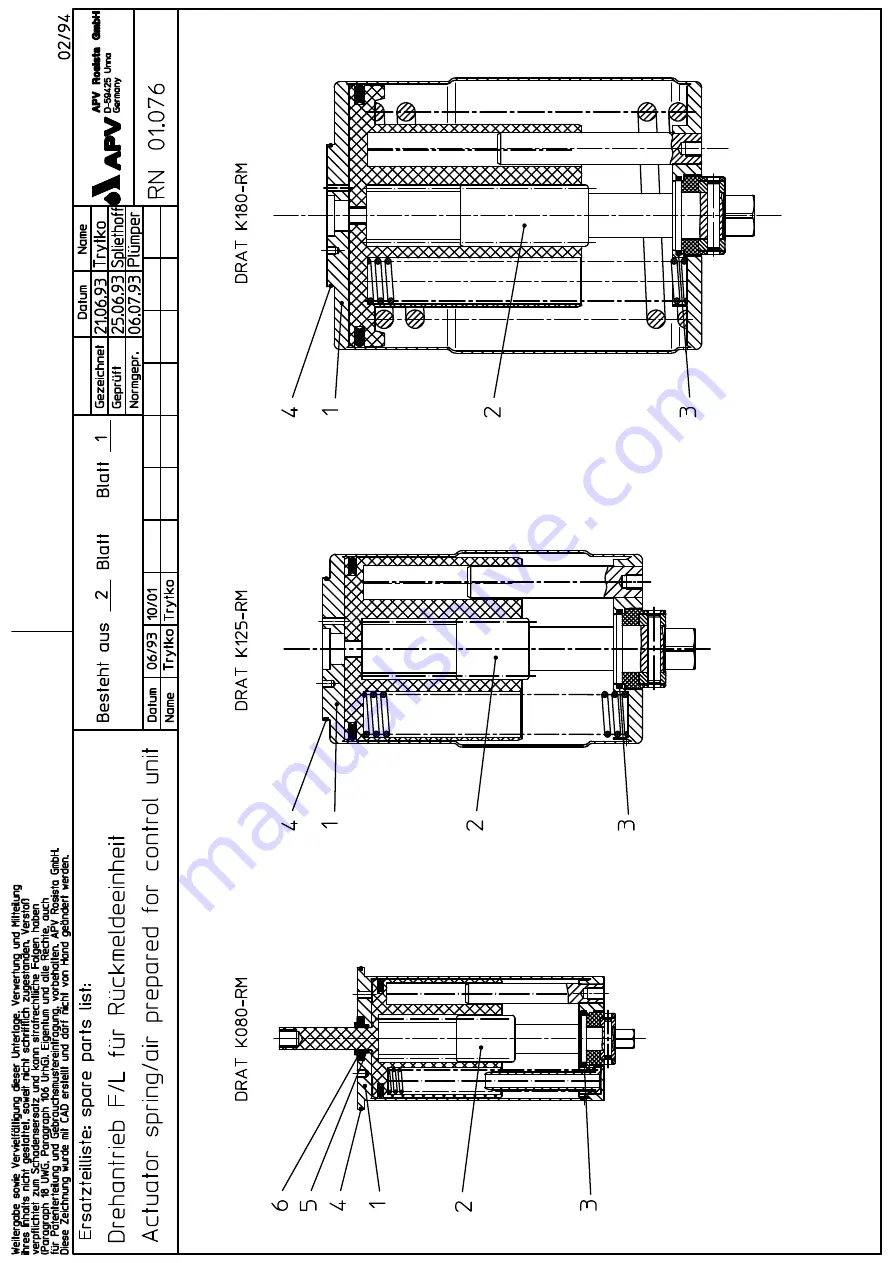 SPX APV DELTA SVS1F DN 125 Скачать руководство пользователя страница 41