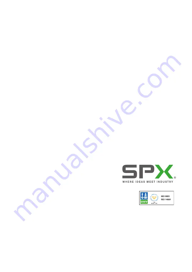 SPX Johnson Pump Ultima Bilge 1000GPH Скачать руководство пользователя страница 28